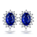 Celestial Radiance Gemstone Studs