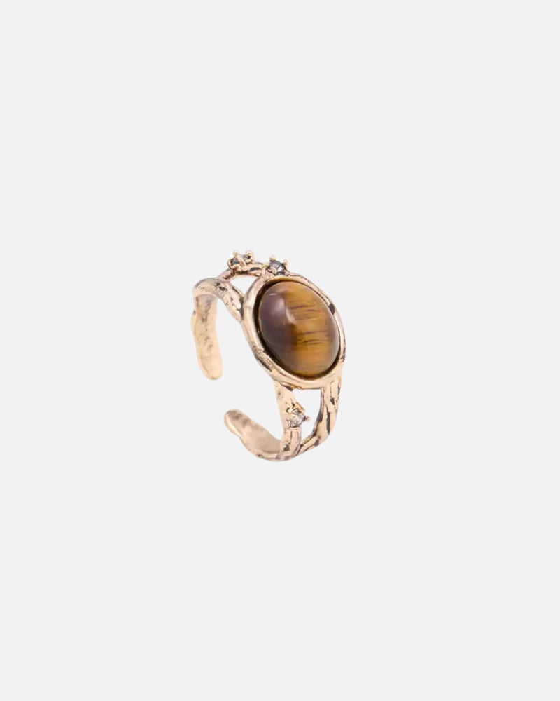 Milah Tiger Eye Adjustable Ring