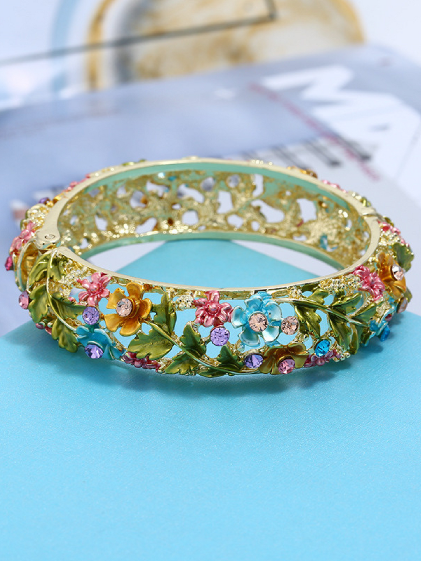 Ilona Crystal Garden Bangle