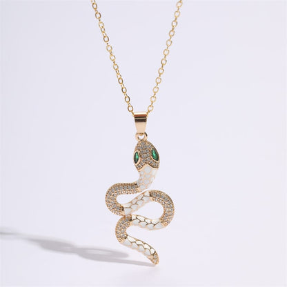 Glowing Skin of Snake Necklace