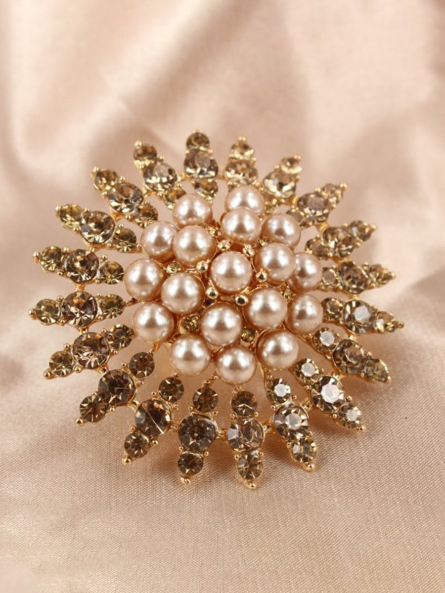 Geometric Rhine Stones Shiny Rings Accessories