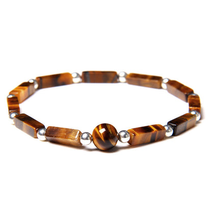 Natural Crystal Amethyst Bracelet for Spiritual Balance & Healing