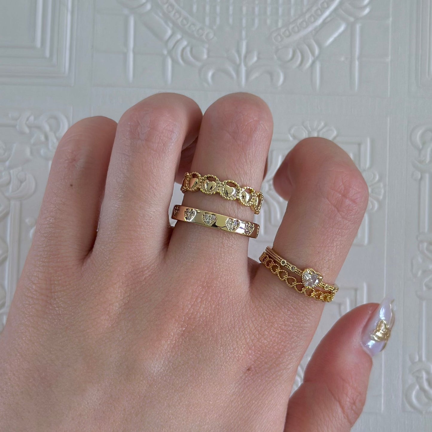 [] Band of Hearts Ring