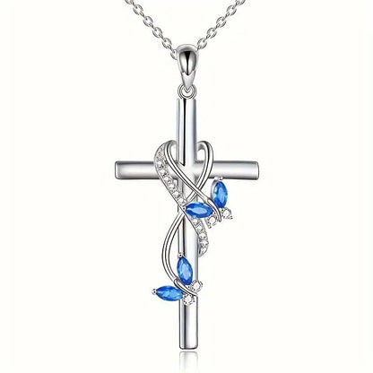 Butterfly Cross Necklace