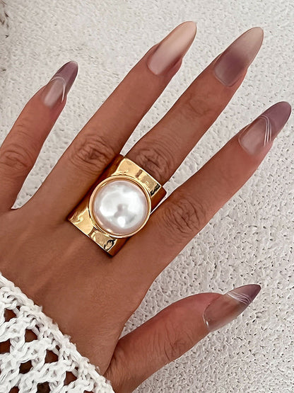 Geometric Shiny Rings Accessories