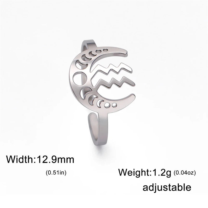 Moonlit Constellation Rings