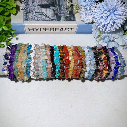 5-9mm Mixed Crystal Chips Spiritual Bracelet for Healing