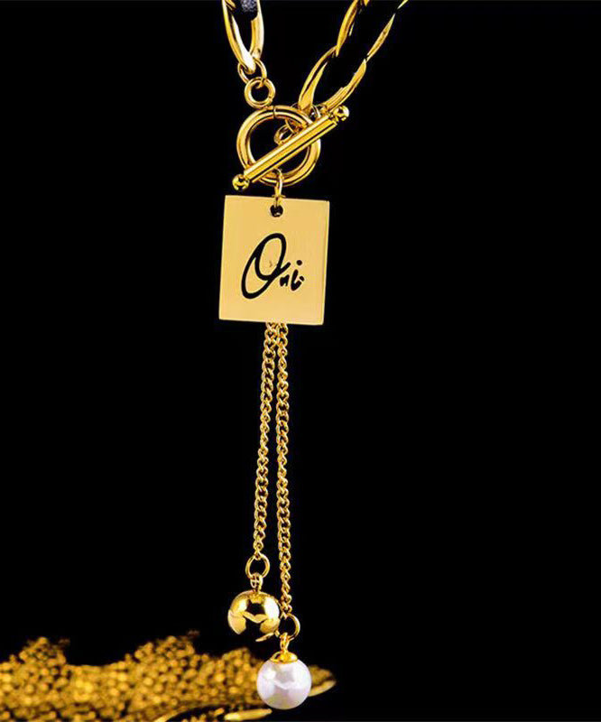 Diy Black Sterling Silver Overgild Pearl Pendant Necklace