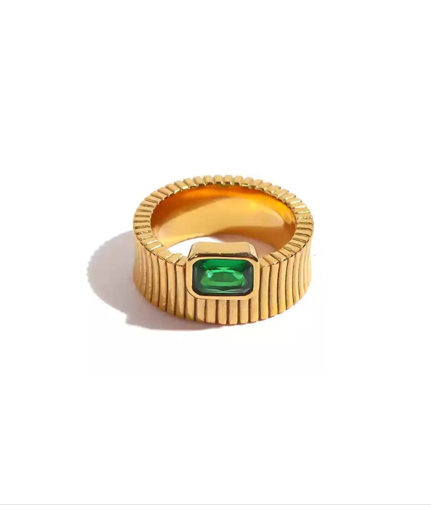 Luxe Bold Crystal Ring