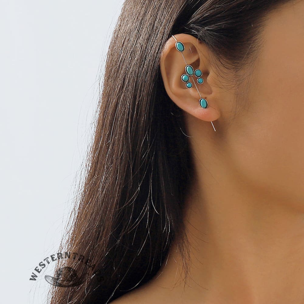 Single Turquoise Earring