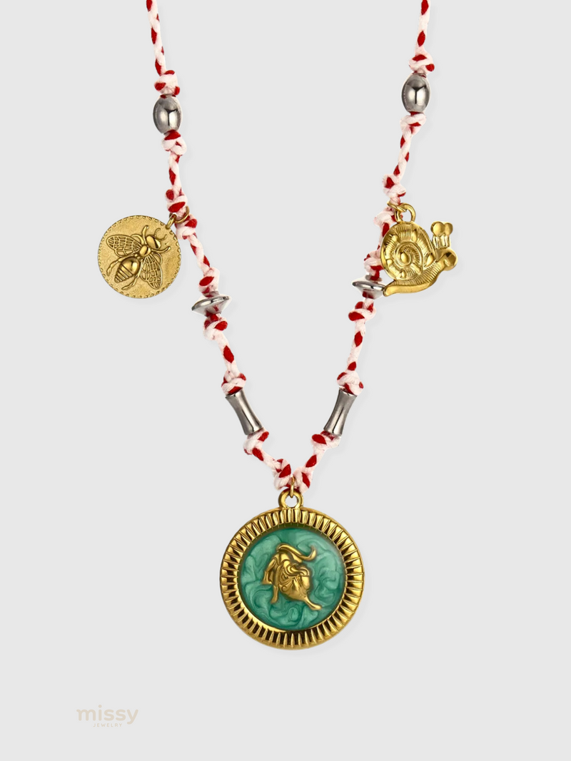Cesia Zodiac Sign Charm Necklace