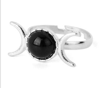 Moon Phase Crystal Rings - Series