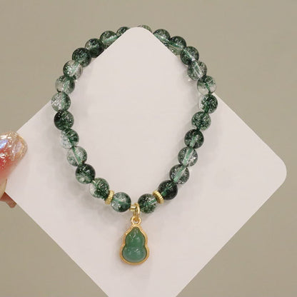 6.5mm Green Phantom Confidence Spiritual Bracelet