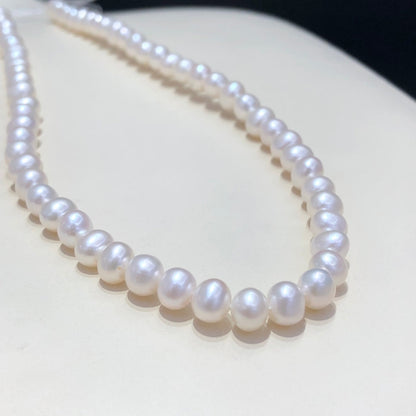 6-7mm Classic Aaa Grade Freshwater Pearl Necklace