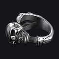 Faithheart Gothic Skull Ring Biker Ring for