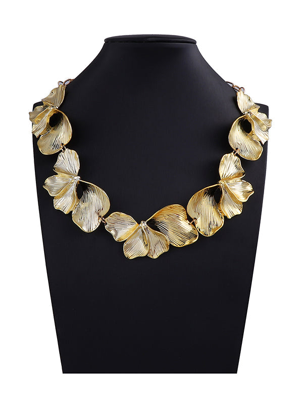 Chains Pleated Color Split-joint Necklaces Accessories