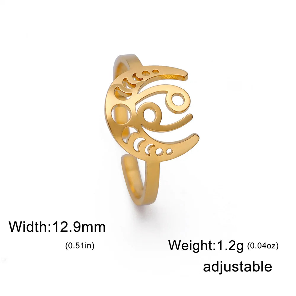 Moonlit Constellation Rings