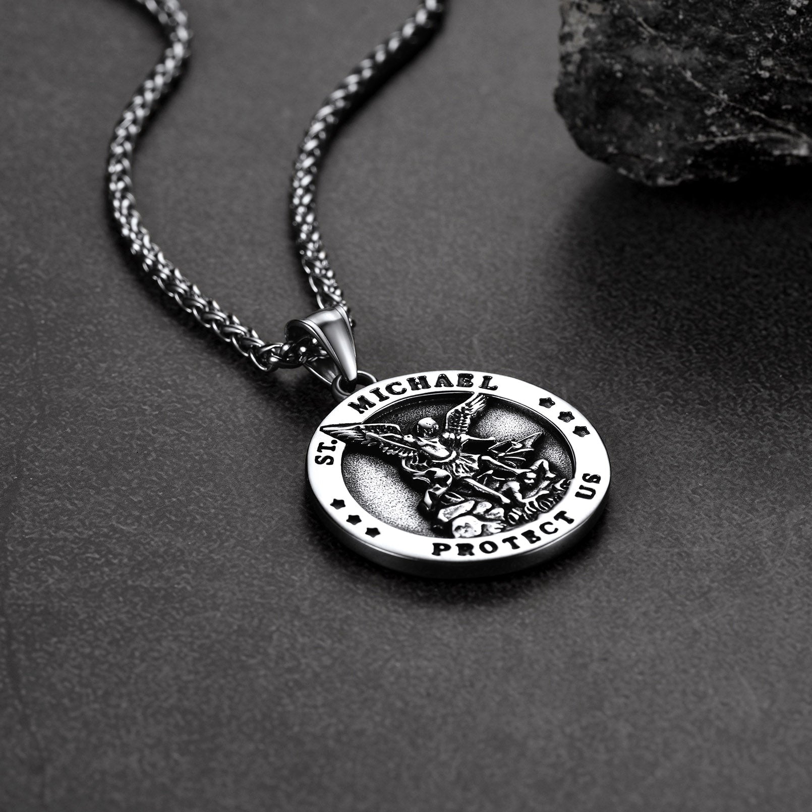 Archangel St. Michael Pendant Necklace for