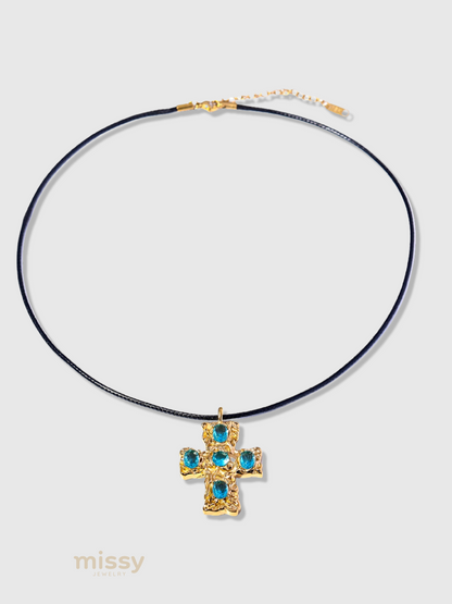 Bryce Crystal Pendant Necklace