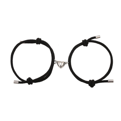 2pcs Love Magnetic Couple String Strength Bracelet