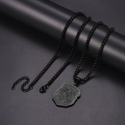 The Archangel St. Michael Necklace Medal Shield Pendant
