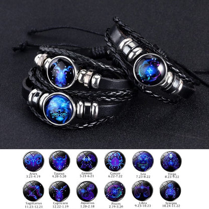 Glow in the Dark Zodiac Bracelet