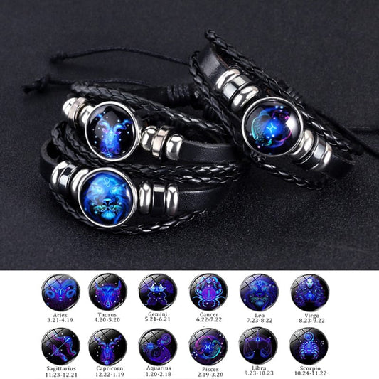 Glow in the Dark Zodiac Bracelet
