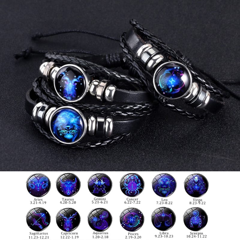 Glow in the Dark Zodiac Bracelet