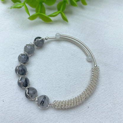 7.5-8.5mm Mixed Crystal Healing Bracelet for Spiritual Balance