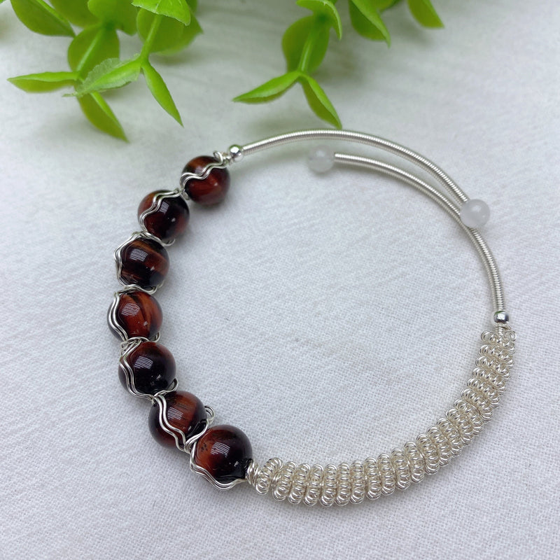 7.5-8.5mm Mixed Crystal Healing Bracelet for Spiritual Balance