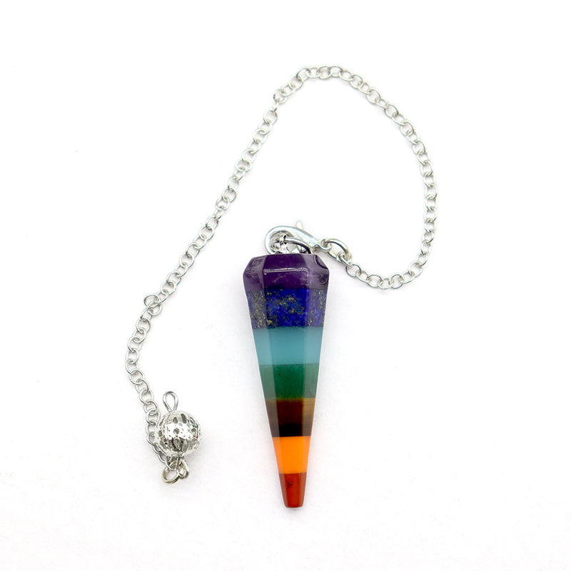 7 Chakra Energy Healing Crystal Pendulum 1.8