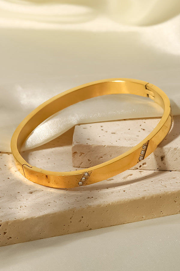 Retro Stainless Steel Gold Bracelet