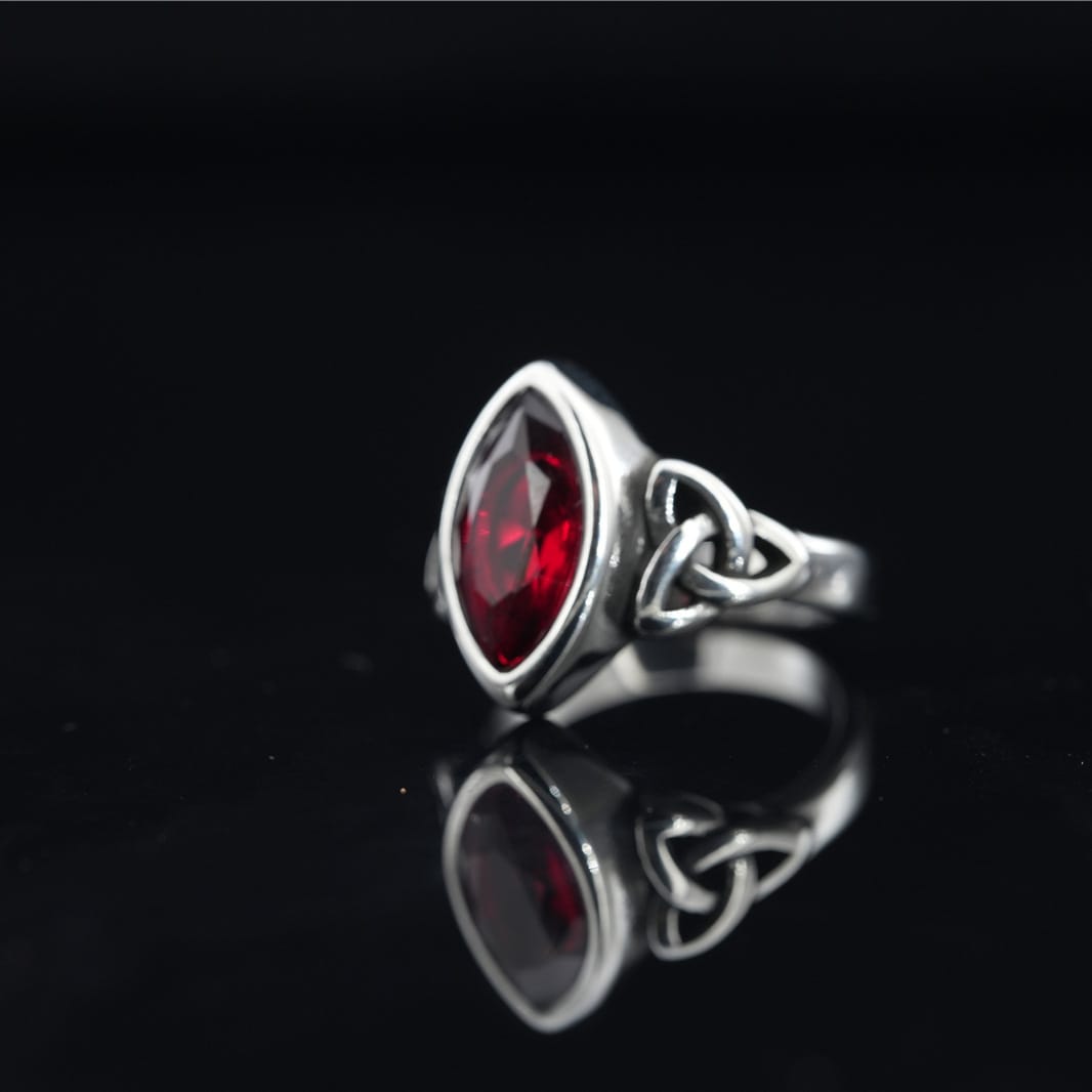 Triquetra's Black Onyx Guardian Ring