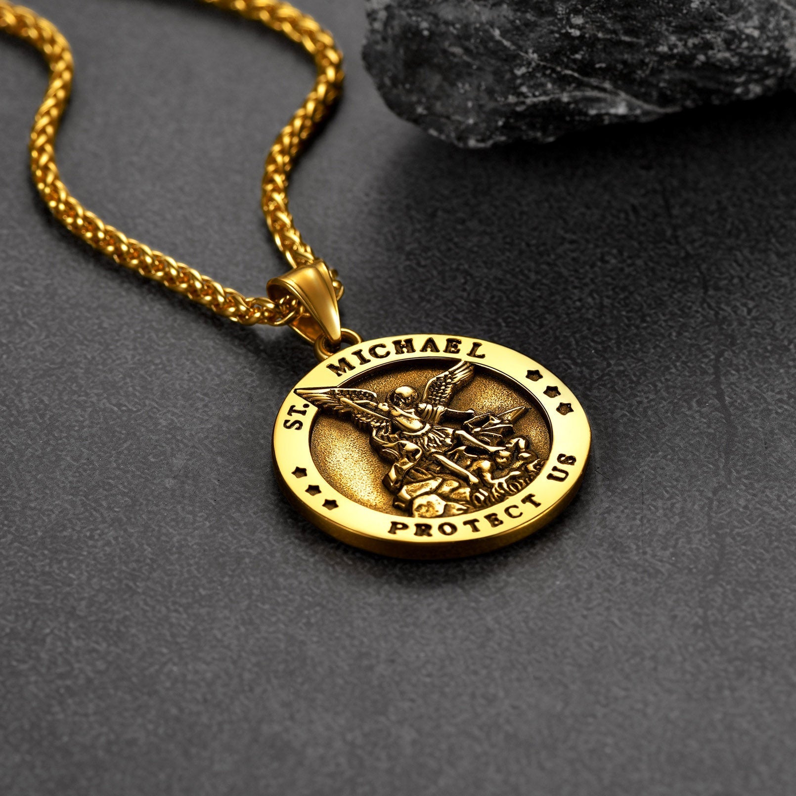 Archangel St. Michael Pendant Necklace for