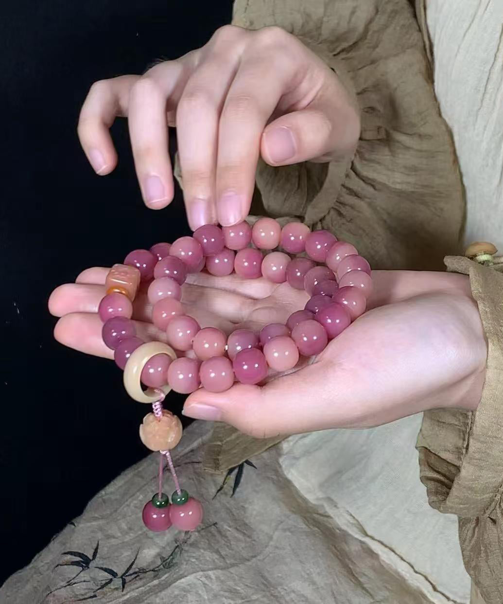 Boutique Lotus Double Layer the Bodhi So Charm Bracelet