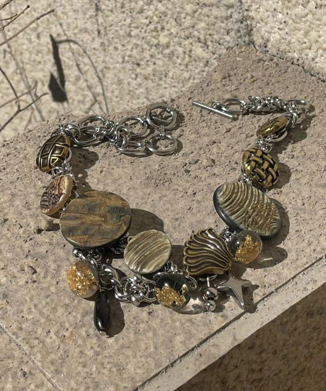 Sterling Silver Stainless Steel Copper Pendant Necklace