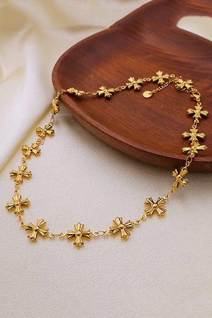 Roman Byzantine Style Cross Necklace and Bracelet