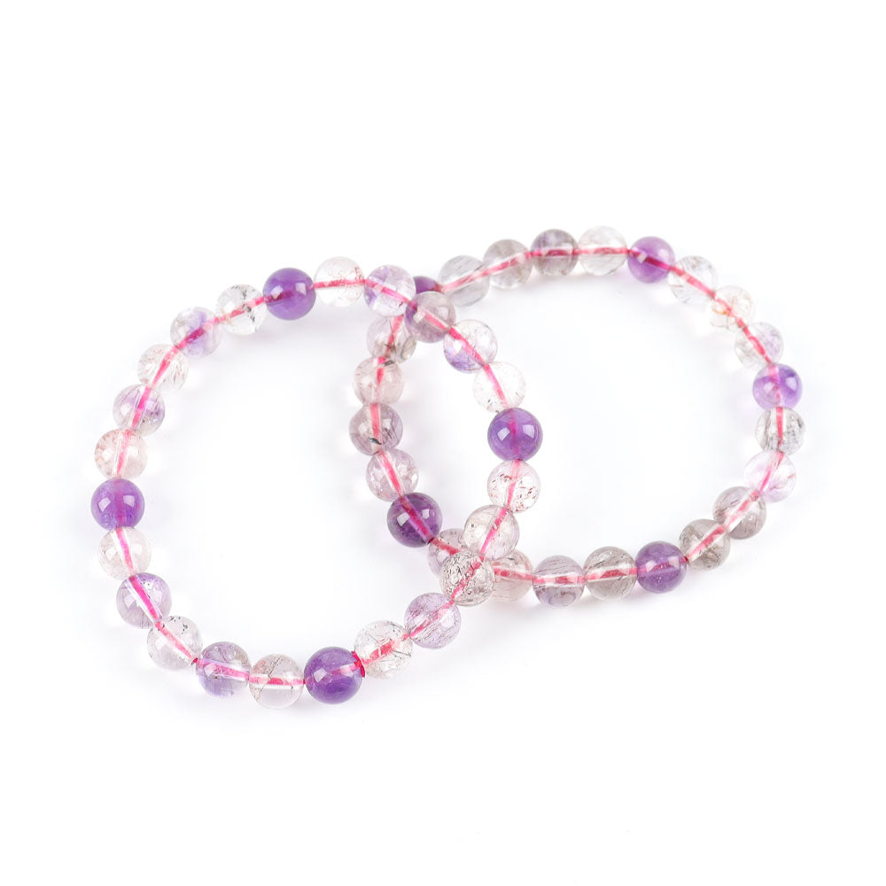 7mm Super 7 Spiritual Bracelet for Healing & Protection