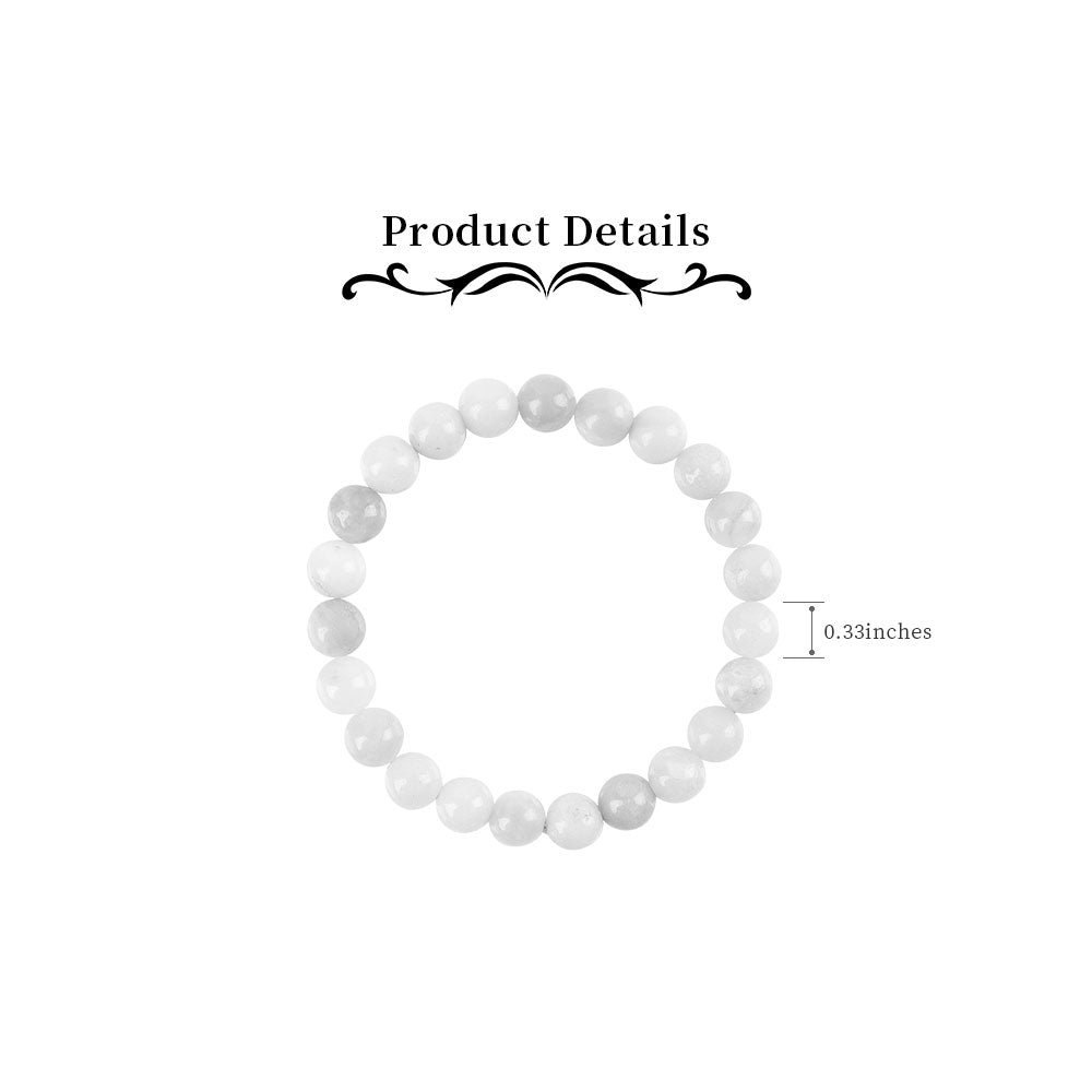 6mm Morganite Healing Bracelet for Spiritual Protection