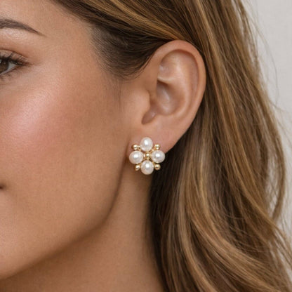 "ashlyn" Pearl Earrings