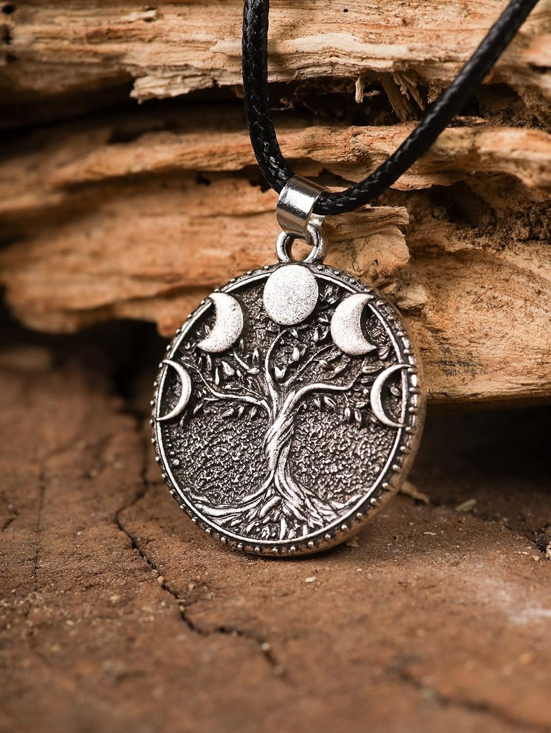 Moon Phase Tree of Life Necklace