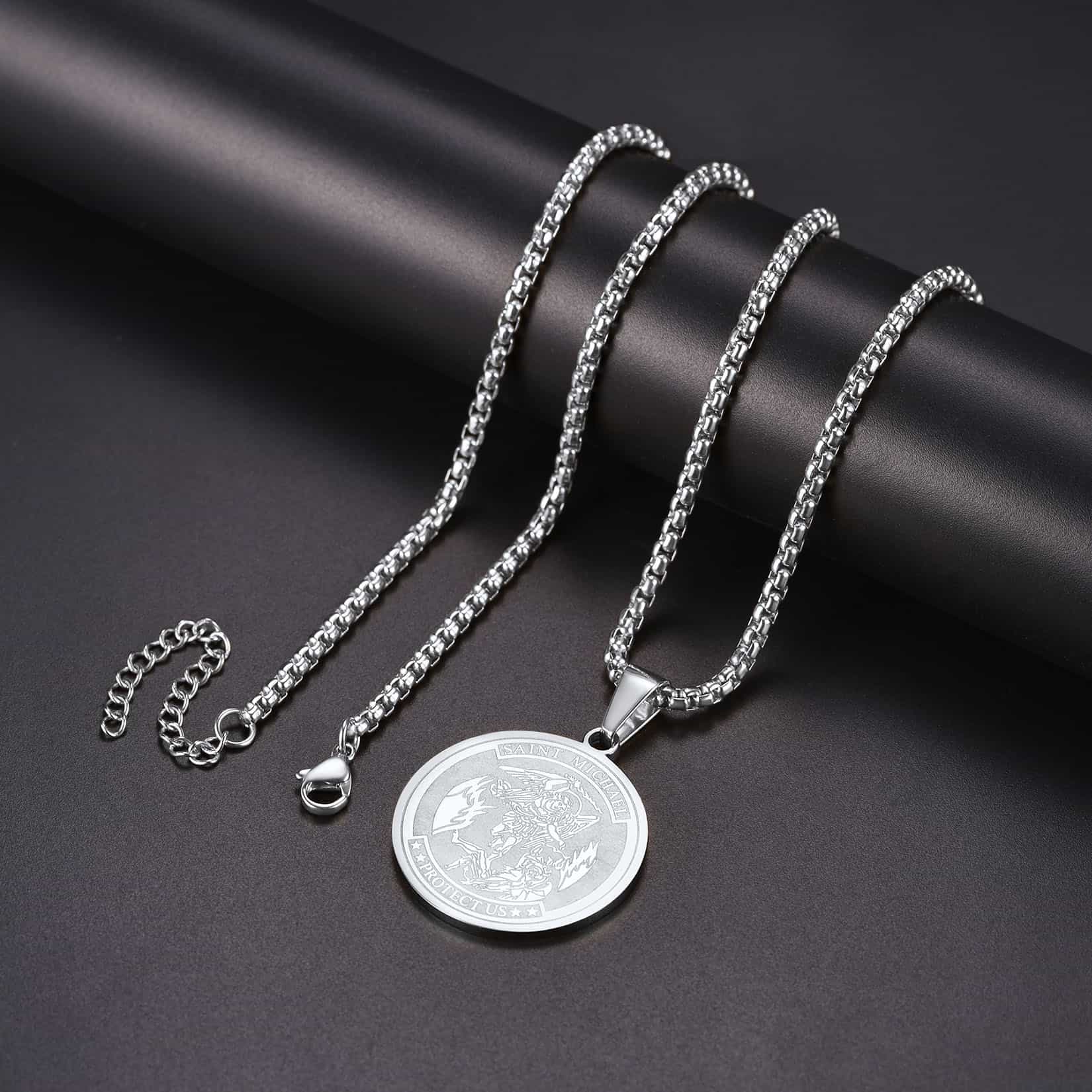 Catholic St. Michael Necklace Medal for