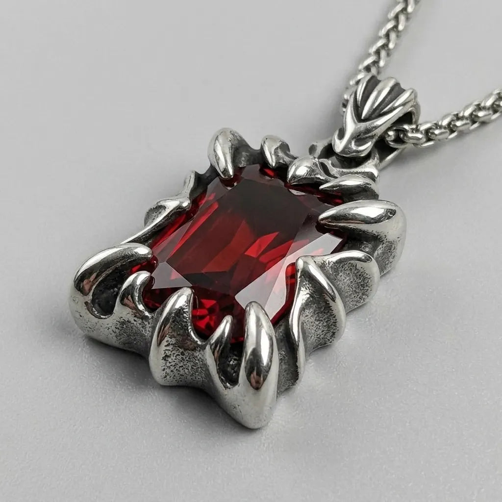 Scarlet Relic Pendant Necklace