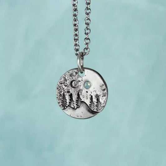 Enchanting Serenity Moonlight Amulet Necklace