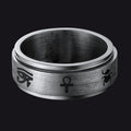 Egyptian Eye of Horus Spinning Fidget Anxiety Ring