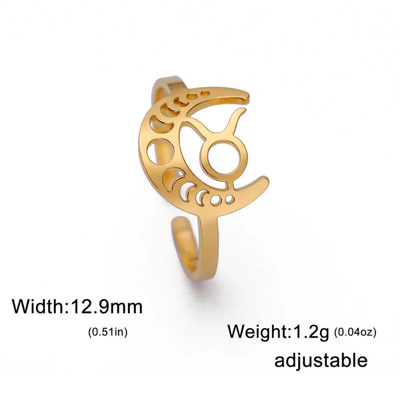 Moonlit Constellation Rings