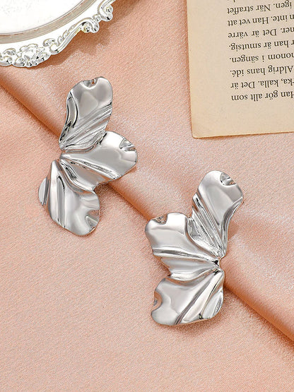 Flower Shape Color Earrings Accessories