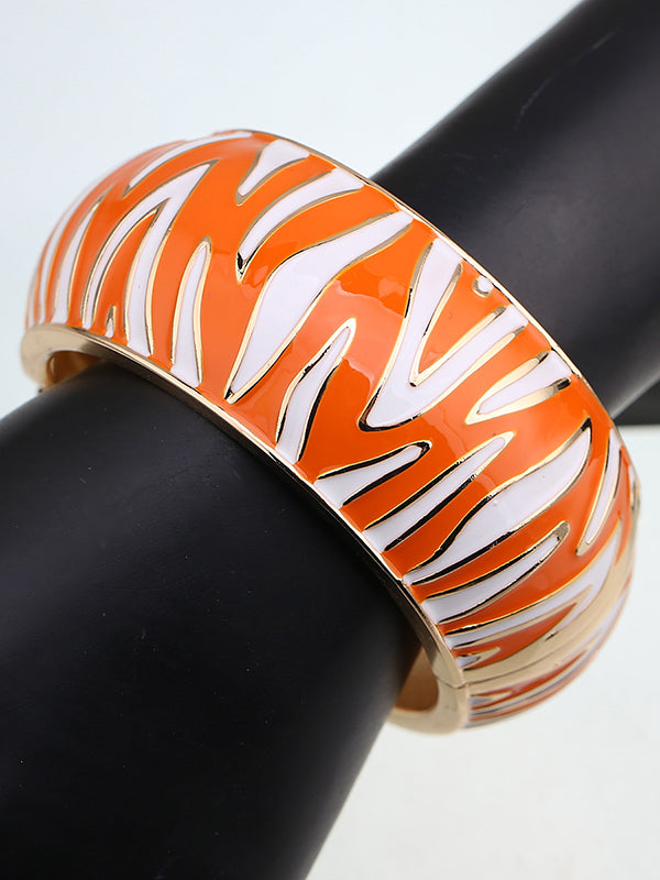 Geometric Zebra-stripe Bracelet Accessories