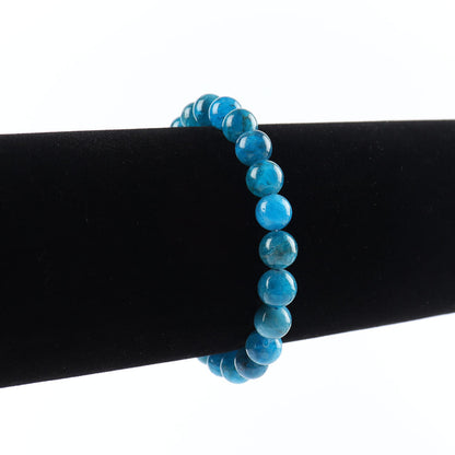 8mm Blue Apatite Spiritual Bracelet for Healing