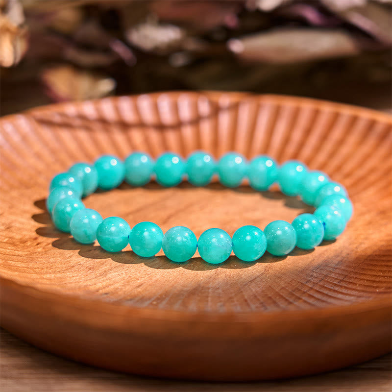8mm Blue Tiger Eye Bracelet for Calm & Tranquility